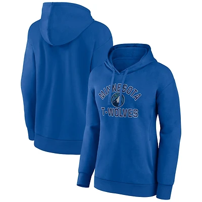Women's Blue Minnesota Timberwolves Overtime Pullover Hoodie