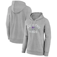 Women's Gray Sacramento Kings Overtime Pullover Hoodie