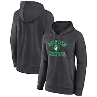 Women's Charcoal Boston Celtics Overtime Pullover Hoodie