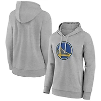 Women's Gray Golden State Warriors Alternate Logo Pullover Hoodie