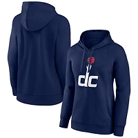 Women's Navy Washington Wizards Alternate Logo Pullover Hoodie
