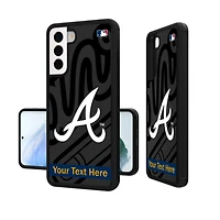 Atlanta Braves Tilt Design Personalized Galaxy Bump Case