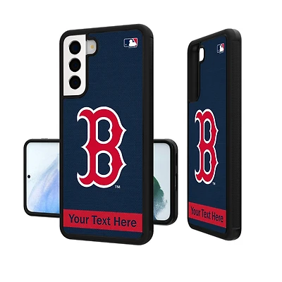 Boston Red Sox Stripe Design Personalized Galaxy Bump Case