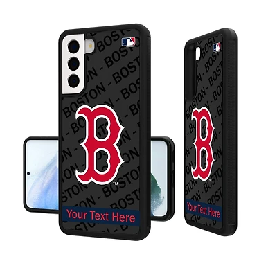 Boston Red Sox Tilt Design Personalized Galaxy Bump Case