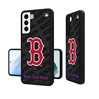Boston Red Sox Tilt Design Personalized Galaxy Bump Case