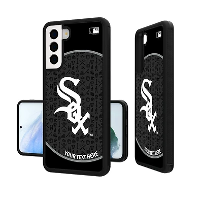 Chicago White Sox Circle Design Personalized Galaxy Bump Case