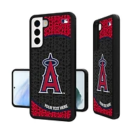 Los Angeles Angels Circle Design Personalized Galaxy Bump Case