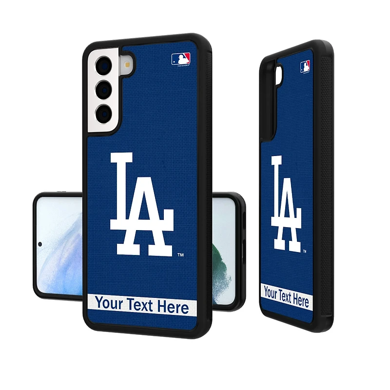 Los Angeles Dodgers Stripe Design Personalized Galaxy Bump Case