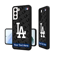 Los Angeles Dodgers Tilt Design Personalized Galaxy Bump Case
