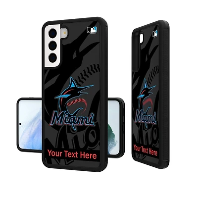Miami Marlins Tilt Design Personalized Galaxy Bump Case