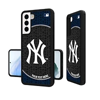 New York Yankees Circle Design Personalized Galaxy Bump Case