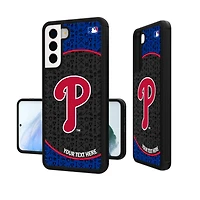 Philadelphia Phillies Circle Design Personalized Galaxy Bump Case