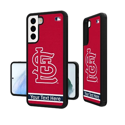 St. Louis Cardinals Stripe Design Personalized Galaxy Bump Case
