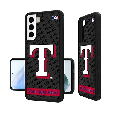 Texas Rangers Tilt Design Personalized Galaxy Bump Case
