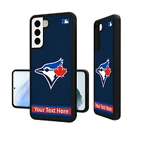 Toronto Blue Jays Stripe Design Personalized Galaxy Bump Case