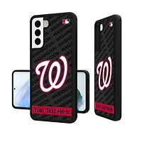 Washington Nationals Tilt Design Personalized Galaxy Bump Case
