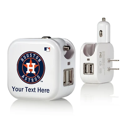 Houston Astros Personalized 2-In-1 USB Charger