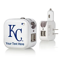 Kansas City Royals Personalized 2-In-1 USB Charger