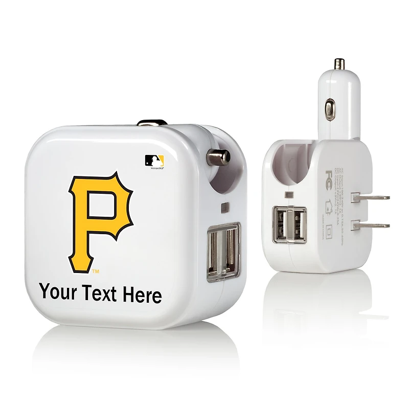 Pittsburgh Pirates Personalized 2-In-1 USB Charger