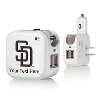 San Diego Padres Personalized 2-In-1 USB Charger