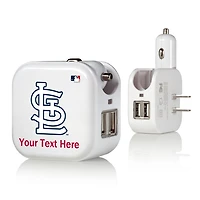 St. Louis Cardinals Personalized 2-In-1 USB Charger