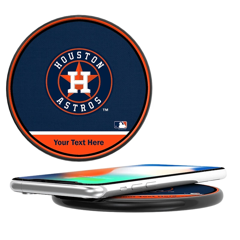 Houston Astros Personalized 10-Watt Wireless Phone Charger