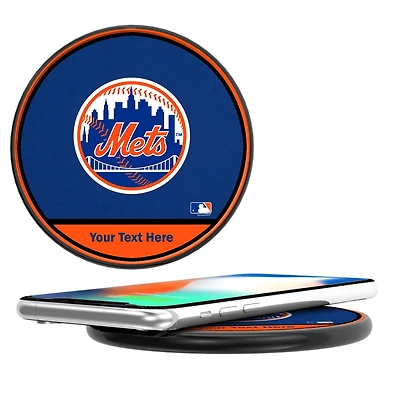 New York Mets Personalized 10-Watt Wireless Phone Charger