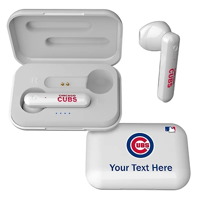 Chicago Cubs Personalized True Wireless Earbuds