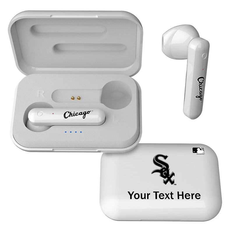 Chicago White Sox Personalized True Wireless Earbuds