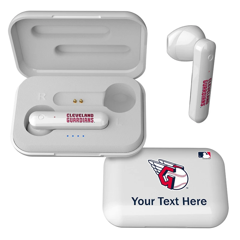 Cleveland Guardians Personalized True Wireless Earbuds