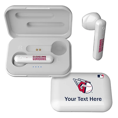 Cleveland Guardians Personalized True Wireless Earbuds