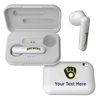 Milwaukee Brewers Personalized True Wireless Earbuds