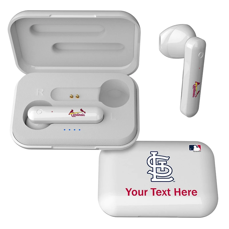 St. Louis Cardinals Personalized True Wireless Earbuds