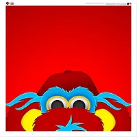 GAPPER Cincinnati Reds 12'' x 12'' Minimalist Mascot Poster Print