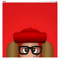 Ketchup Cleveland Guardians 12'' x 12'' Minimalist Mascot Poster Print