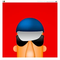 Polish Milwaukee Brewers 12'' x 12'' Minimalist Mascot Poster Print