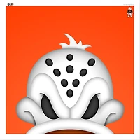 Wild Wing Anaheim Ducks 12'' x 12'' Minimalist Mascot Poster Print