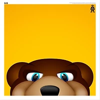 Blades Boston Bruins 12'' x 12'' Minimalist Mascot Poster Print