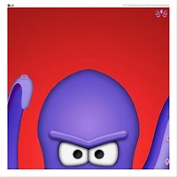 Al The Octopus Detroit Red Wings 12'' x 12'' Minimalist Mascot Poster Print