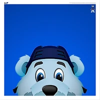Louie St. Louis Blues 12'' x 12'' Minimalist Mascot Poster Print