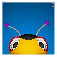 Thunderbug Tampa Bay Lightning 12'' x 12'' Minimalist Mascot Poster Print