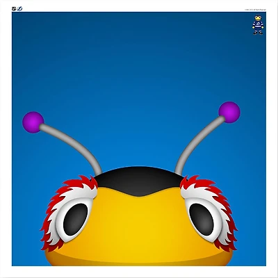 Thunderbug Tampa Bay Lightning 12'' x 12'' Minimalist Mascot Poster Print