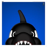 Fin Vancouver Canucks 12'' x 12'' Minimalist Mascot Poster Print