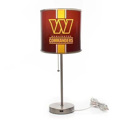 Imperial Washington Commanders Chrome Desk Lamp