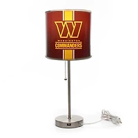 Imperial Washington Commanders Chrome Desk Lamp