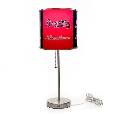 Imperial Atlanta Braves Chrome Desk Lamp