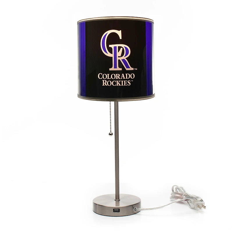 Imperial Colorado Rockies Chrome Desk Lamp