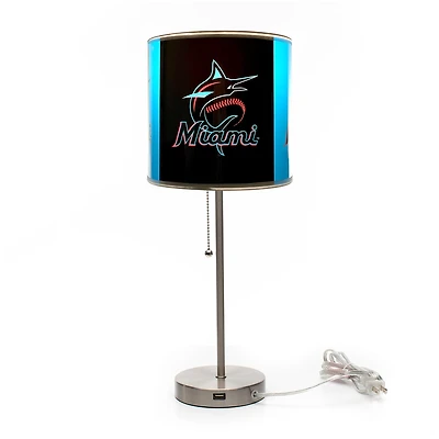 Imperial Miami Marlins Chrome Desk Lamp