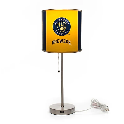 Imperial Milwaukee Brewers Chrome Desk Lamp