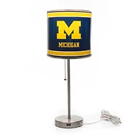 Imperial Michigan Wolverines Chrome Desk Lamp